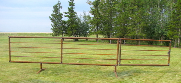 Steel cattle gates for sale by ClearFab Manufacturing